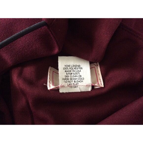 Love..Ady Women’s Jumpsuit Size 2x Burgundy Halter Sleeveless Festival Popover - Picture 4 of 4